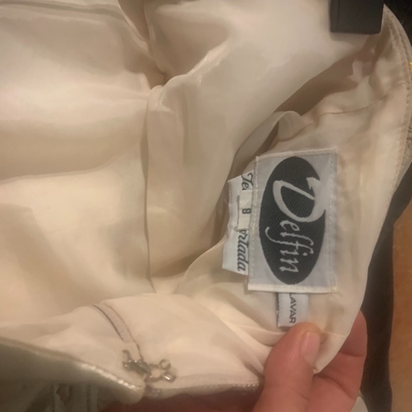 Delfin vintage Silk, Flare out Butterfly Bustier - Picture 6 of 9